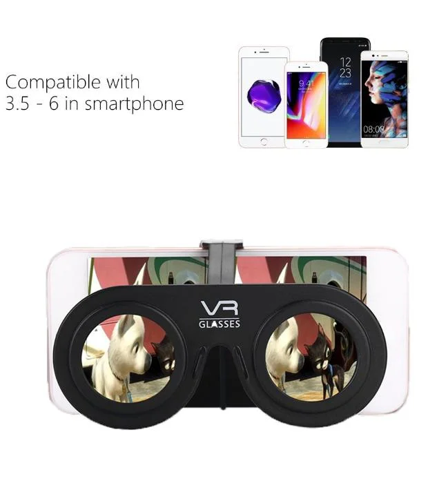 Promotion 5%-10% off Plastic Folded Mini Vr Headset Virtual Reality 3D Vr Glasses