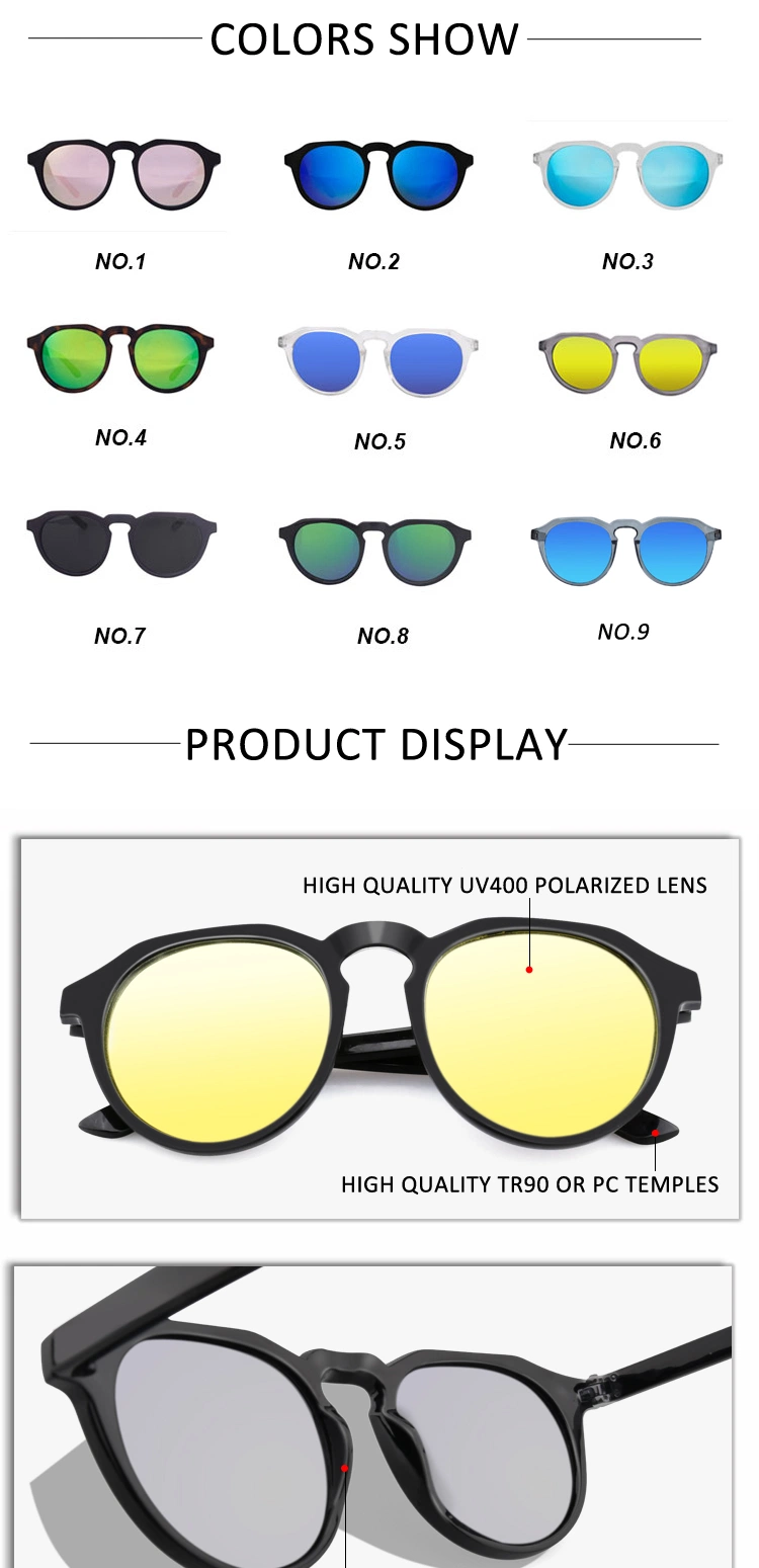 High Quality Sunglasses Style and Plastic Frame Material Night Driving Glasses