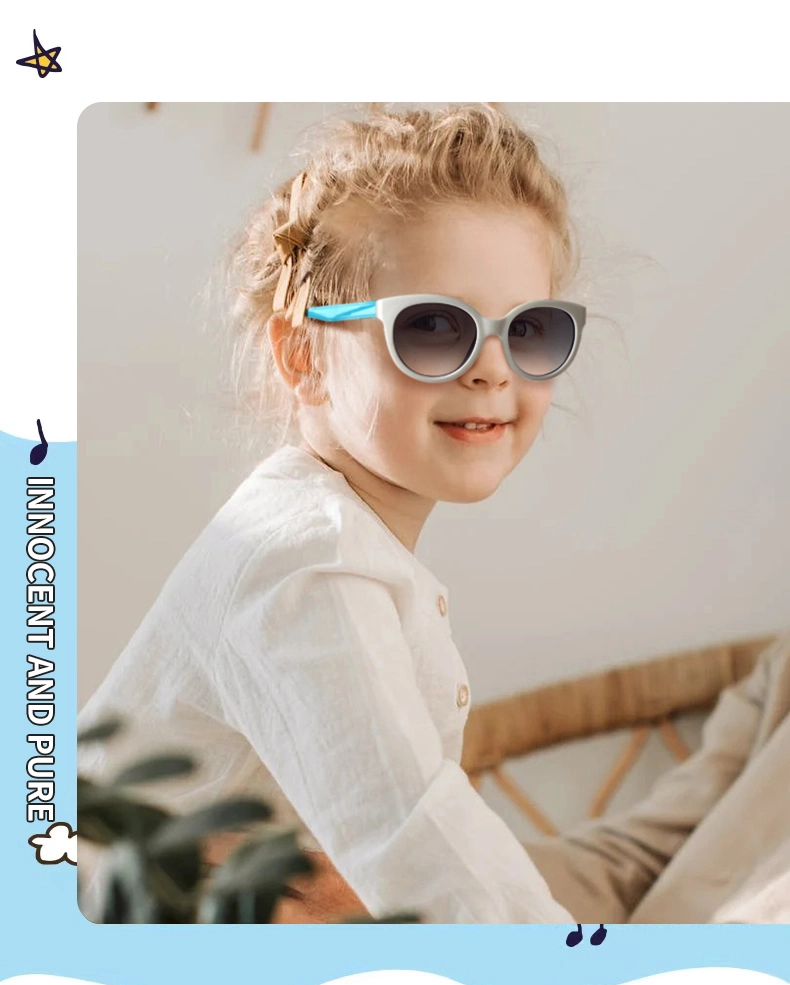 Unisex New Design Baby Kids PC Plastic Sunglasses Sun Glasses in Stock Children Fashion Sunglasses