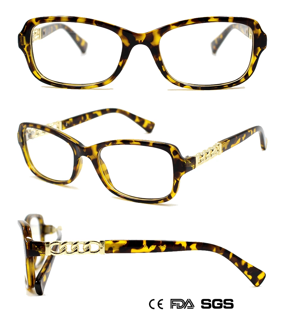 Stylish New Reading Glasses with Metal Trim (M75693)