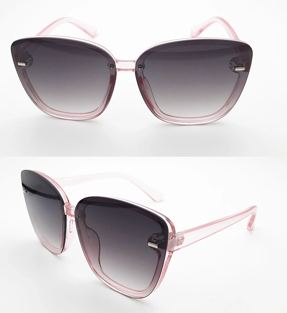 2024 Luxury Fashion Personality PC Square Cat Eye Big Lens Sunglasses