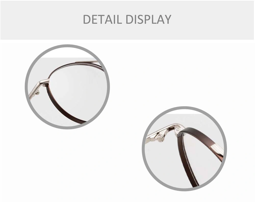 Gd Customer Logo Round Double Bridge Metal Sunglasses Metal Sunglasses Metal Sun Glasses UV400 Anti-UV Mirror Eyeglasses
