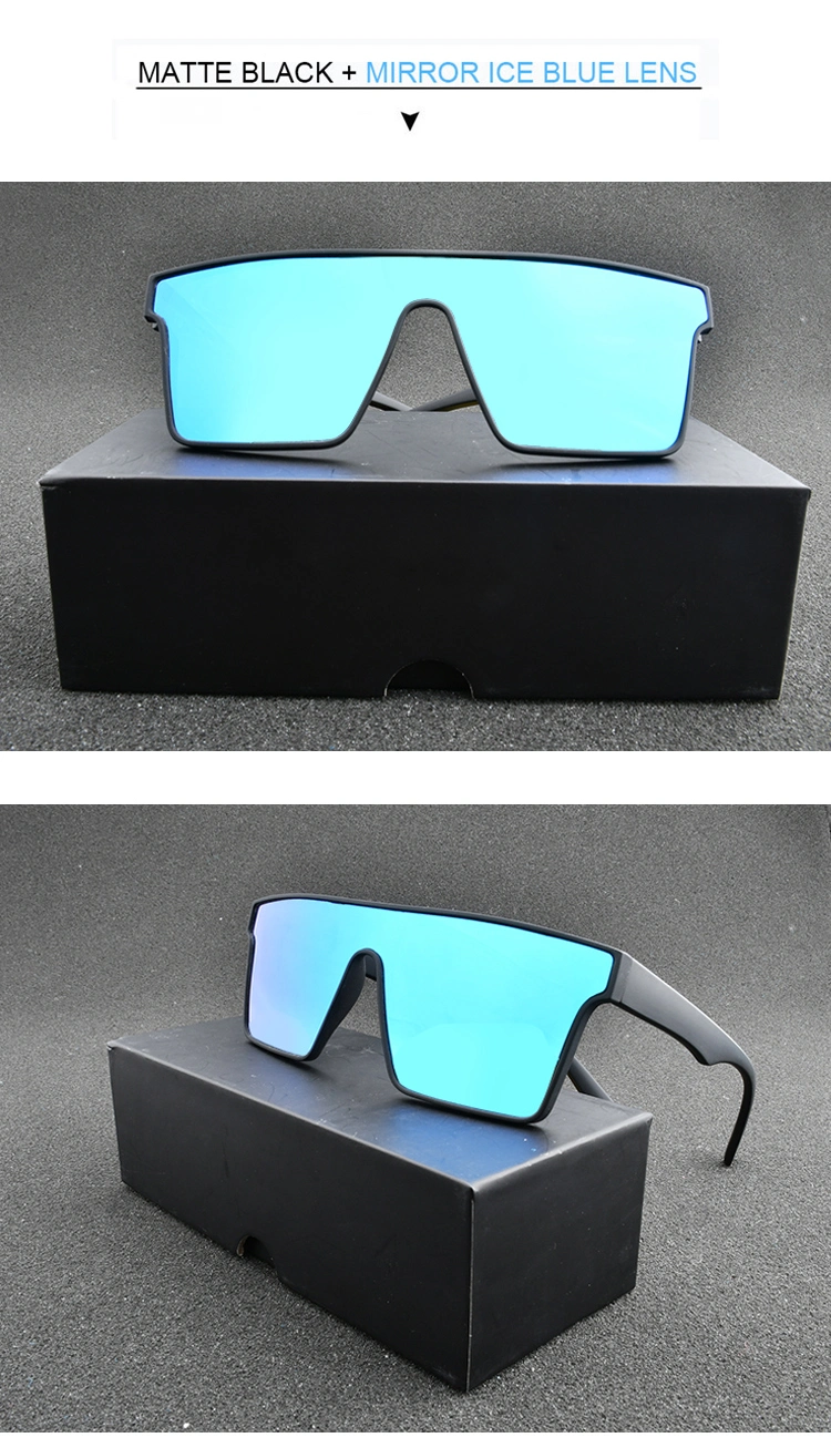 New Black Square Shades Sun Glasses Women Fashion Retro Mirror Polarized Sunglasses Men