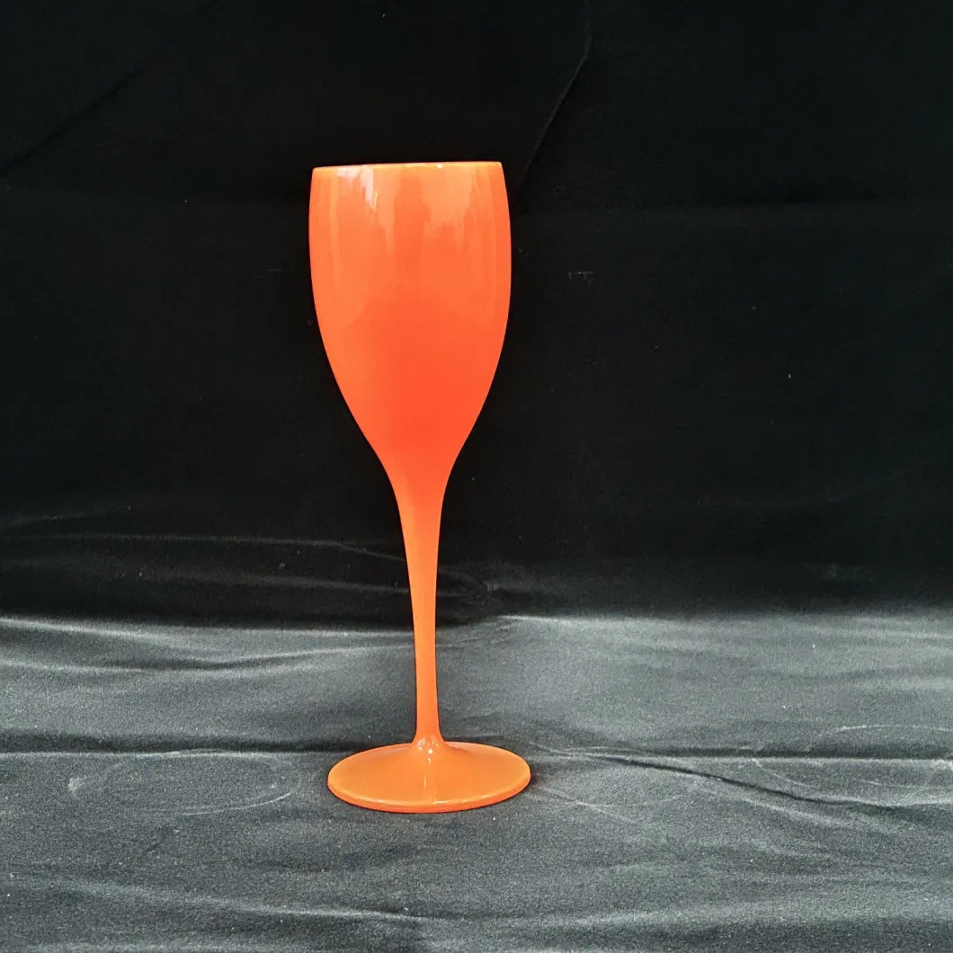 Bst Personalized Champagne Cups High Quality Custom Plastic White Wine Glasses Goblet Wine Glass