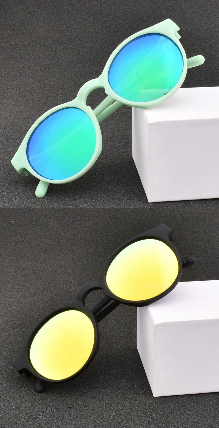 High Quality Eco Friendly Recycled Vintage Round Womens Polarized Sun Glasses