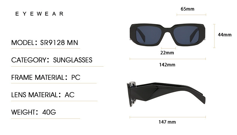 High Quality Wholesale Hot Selling Vashap Spr 9128 Hexagon Sunglasses 2023 New Custom Logo Shades Women and Men Branded Sun Glasses