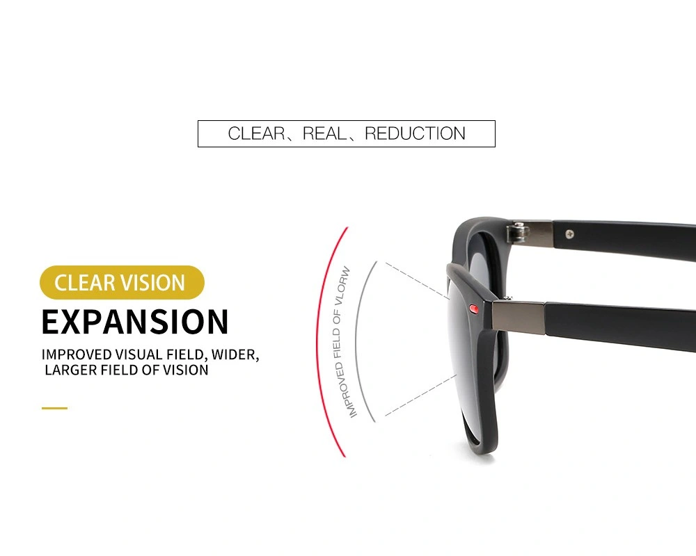 Classic Polarized Sunglasses Men Women Brand Design Driving Square Frame Sun Glasses