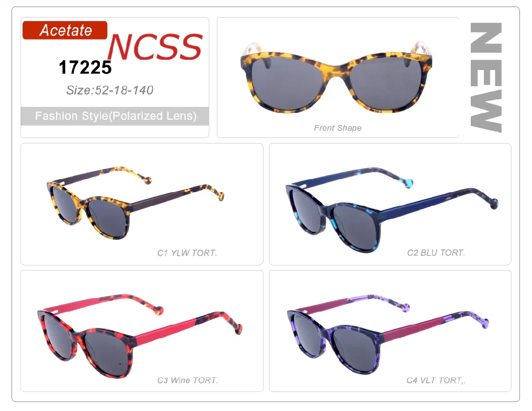 2021 Top Quality Fashion Spring Latest Style Acetate Sunglasses