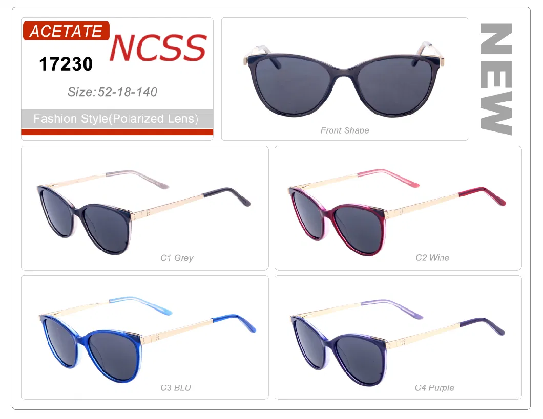 2021 Top Quality Fashion Spring Latest Style Acetate Sunglasses