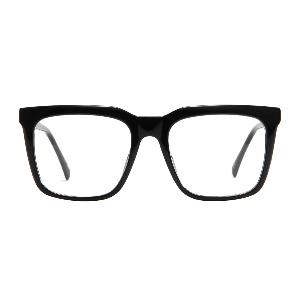 Hot Sale Square Shape Eyeglasses High Quality for Men and Women Injection Acetate Optical Frames