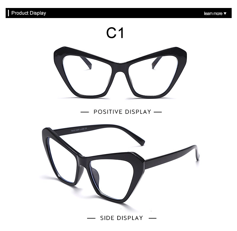 2023 New Style Trendy Hot Selling Ltalian China Factory Manufacture Reading Plastic Eyeglasses Cat Eye Computer Eyewear Anti Blue Light Blocking Glasses