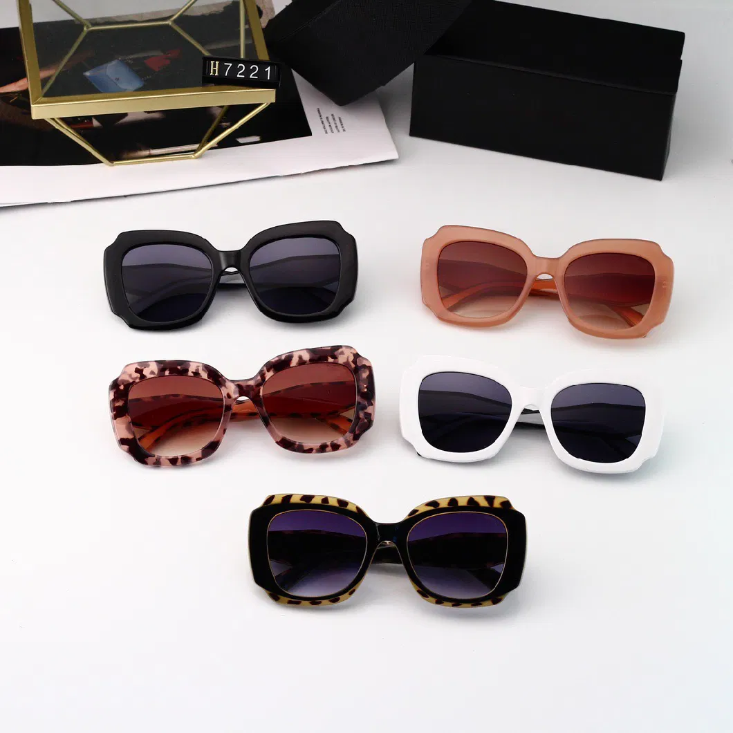 2023 Fashion Glasses Women Black Branded Designer Luxury Unisex Sunglasses for Men