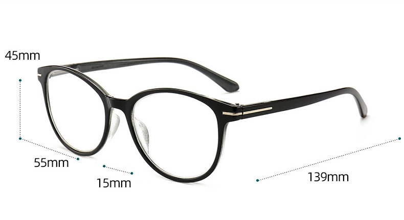 New Design Wholesale Factory Fashion Reading Glasses Women Men Comfortable Light Reading Eye Glasses