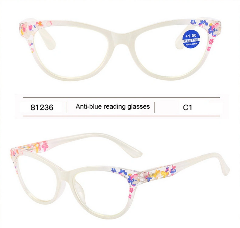 Reading Glasses New Fashion Wholesale HD Spring Leg Reading Glasses Elderly Reading Glasses Anti-Blue Reading Glasses