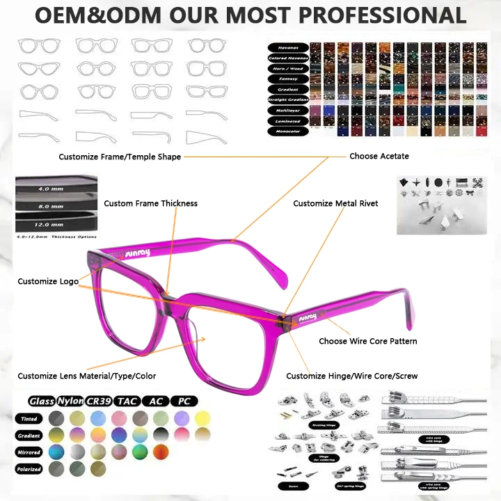 New Fashion Style Plain Spectacles Famous Designer Optical Eyeglasses Retro Women Cat Eye Anti Blue Light Eyewear Glasses