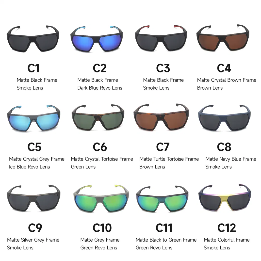 Tr90 Fashion Outdoor Sport Sunglasses Glasses Polarized High Quality Surf Fishing Sunglasses for Men