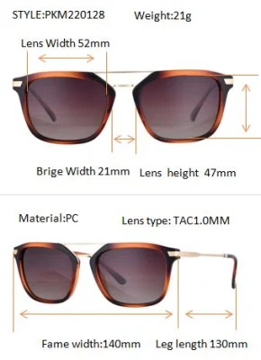 2021 Neues Material Leichtgewicht Sonnenbrillen Polarisierte Frauen Männer Raybad Designer Mode Sonnenbrille