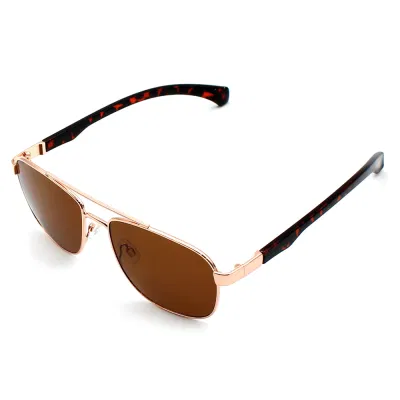 Mode Metallrahmen PC Tempel Männer Pilot Sonnenbrillen China Hot-Sale Polarisierte Sonnenbrille