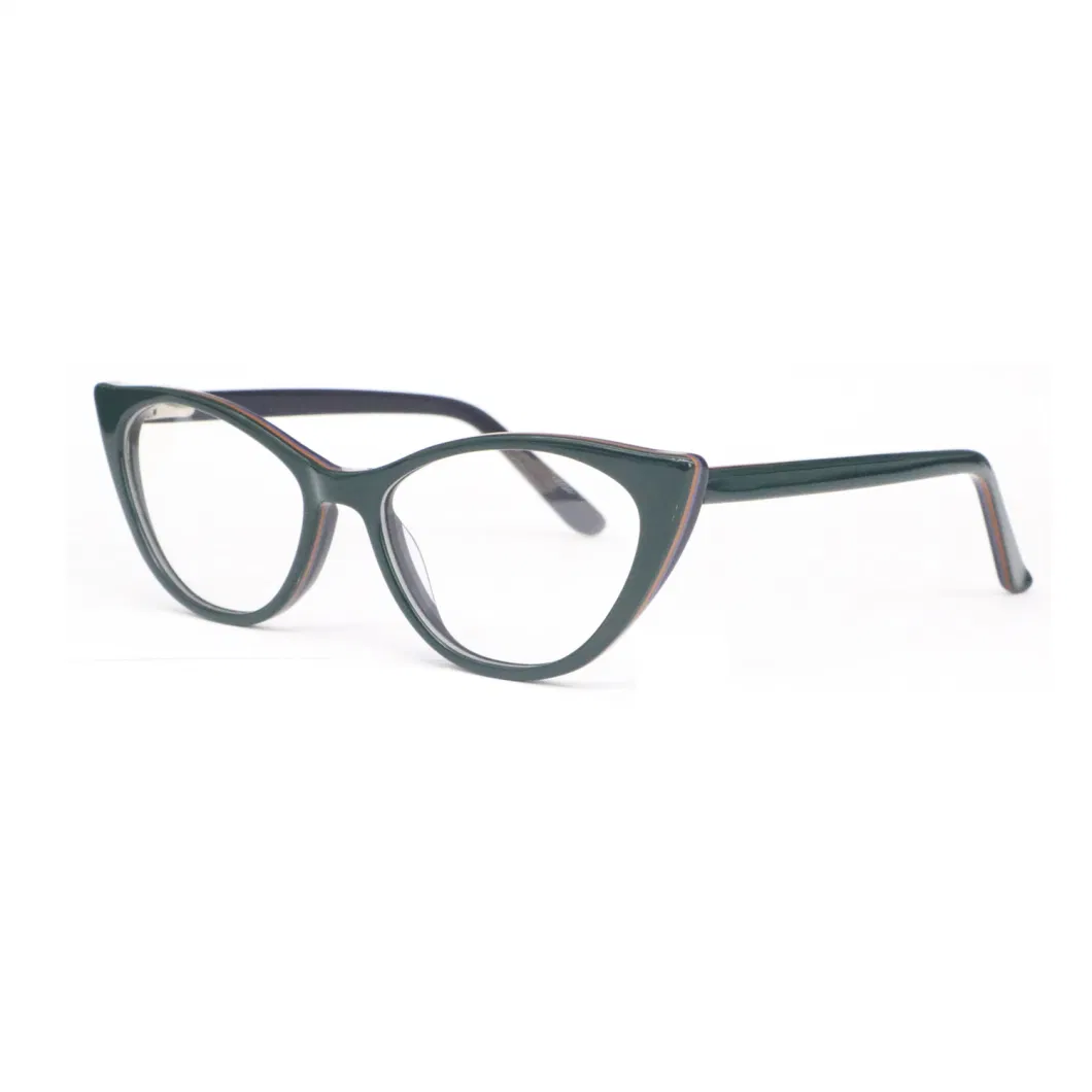 Ready Stock Anti Blue Light Cat Eye Acetate Kids Glasses Frame with Blue Light Blocking Lens