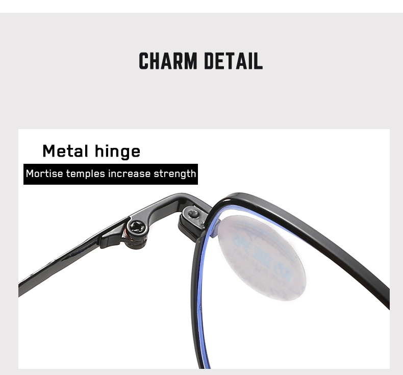 High Quality Spring Hinge Clear Designer Glasses Frames Men Optical Eyewear Square Prescription Spectacles Frame for Women