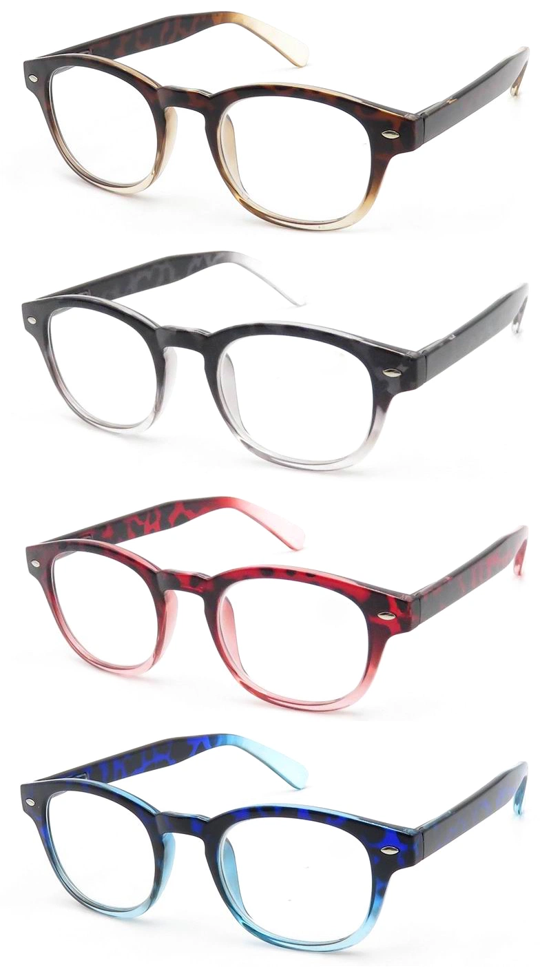 Cheap Designed Classic Style Plastic Reading Glasses for Men