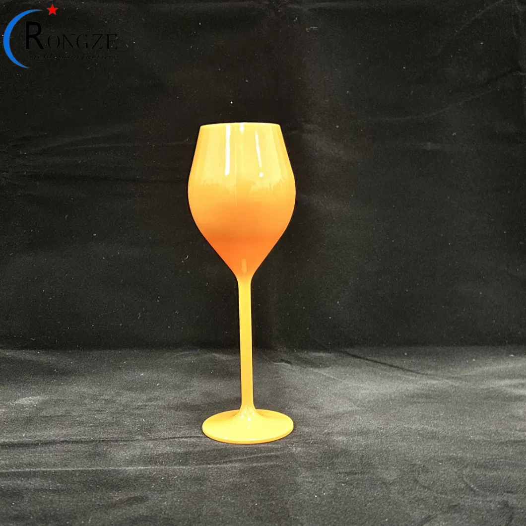 Unbreakable Colorful Plastic Champagne Glasses Plastic Party Wild Christmas Vintage Luxury Wine Glasses