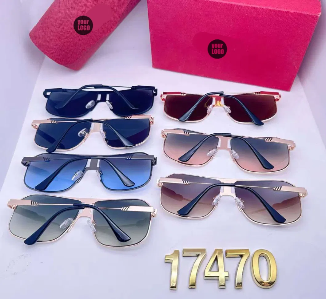 Fashion Classic Designer Polarized Luxury Sunglasses for Men and Women Designed Pilot Sunglasses UV400 Glasses with Metal Frames
