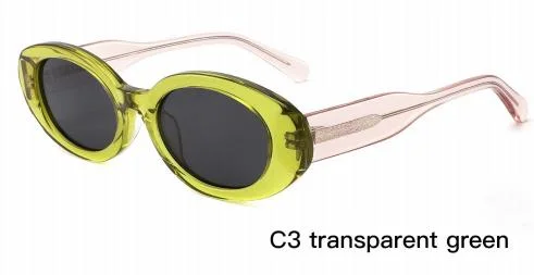 New Products Acetate Hand Made Fashion Tac Lens UV400 CE Sunglasses