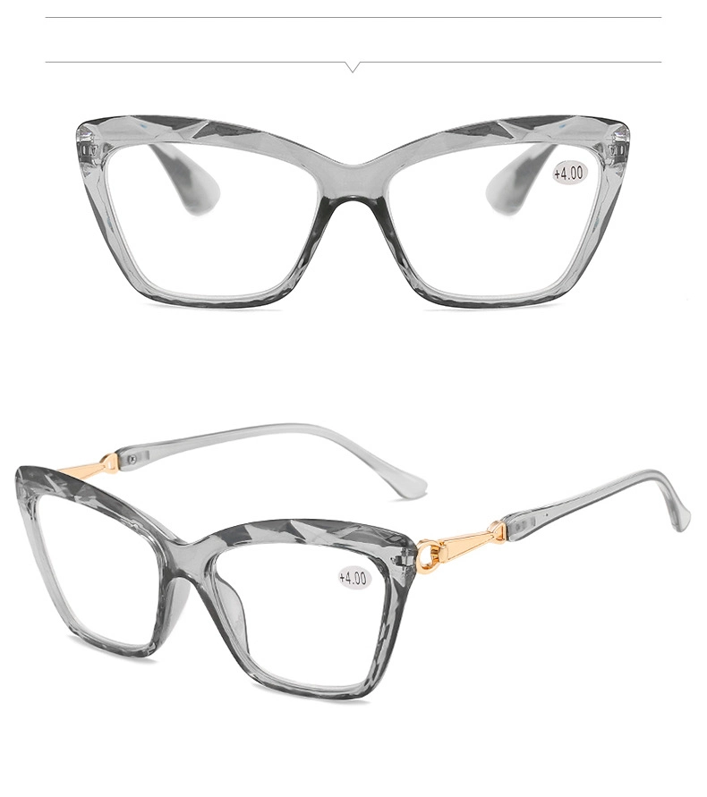 Ready to Ship Hot Selling Fashion Style Retro Design Cat Eye Eyewear Frame Women Colorful Reading Glasses
