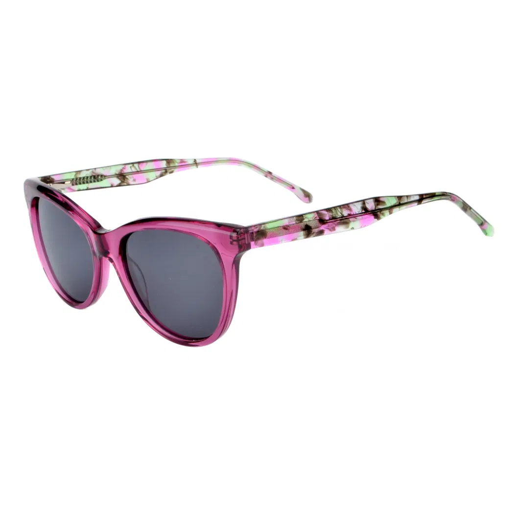 Best Seller Cat-Eye Shape High Quality Acetate Shades Fashion Women Sunglasses