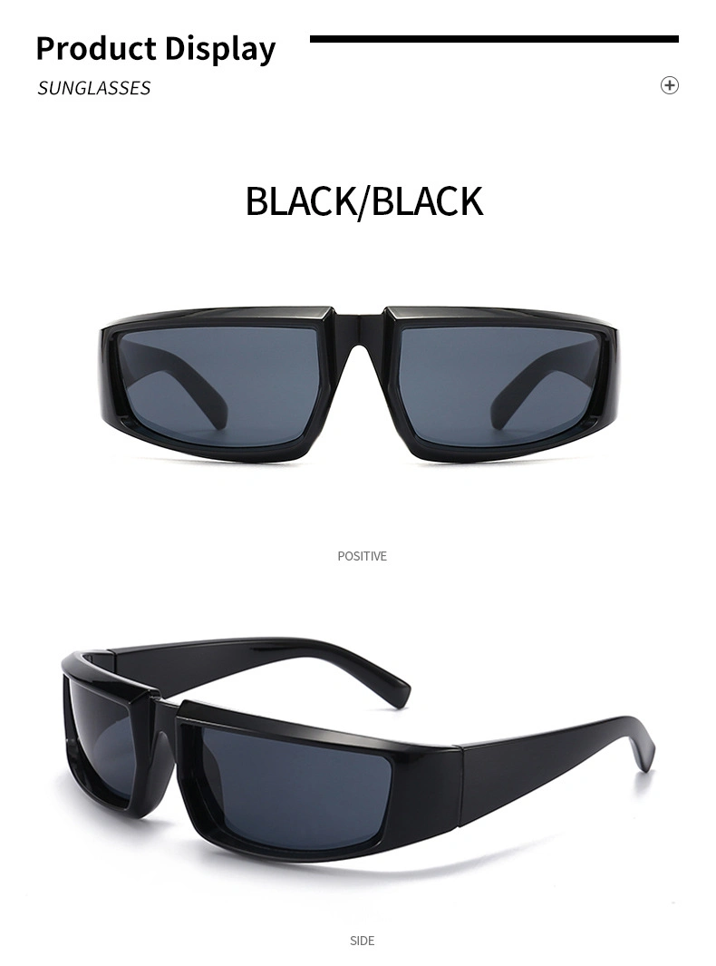 2024 New Cycling Sports Sunglasses Y2K Future Sunscreen Punk Glasses Hip Hop Fashion Designer Party Sunglasses