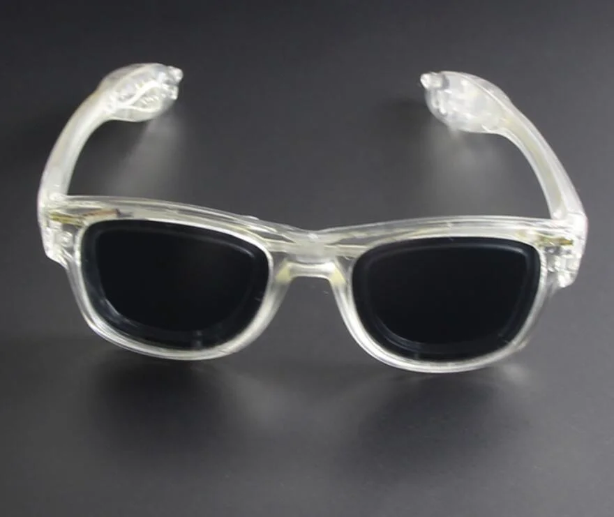 Party Supplier RGB Color Change LED Glasses Party Sunglasses Glow Eyewear Illuminate Sunglasses