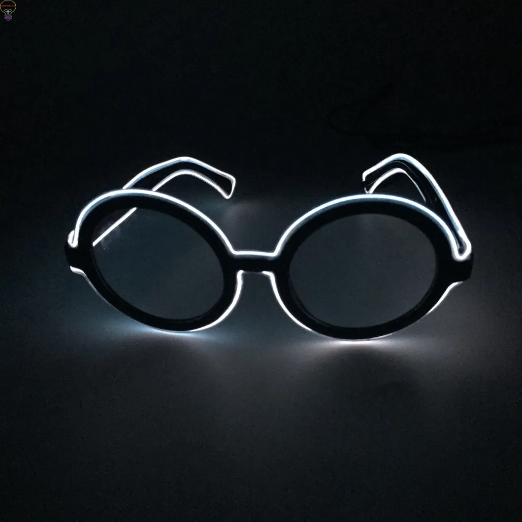 LED Glasses Glow Eye Glasses EL Wire Glowing Party Rave