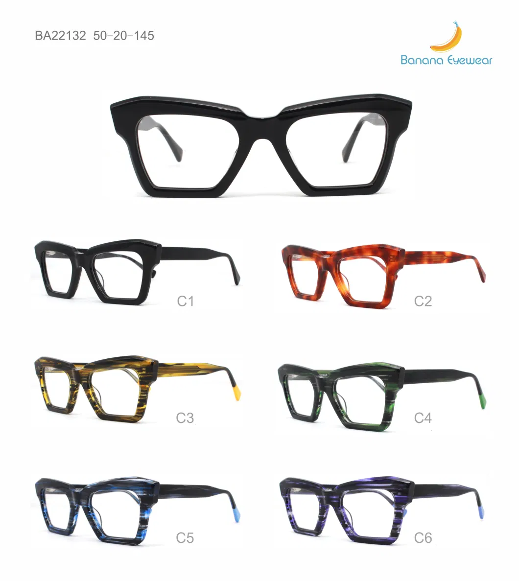 Banana Eyewear Mido New Collection Lamination Acetate Optical Eyewear Frames