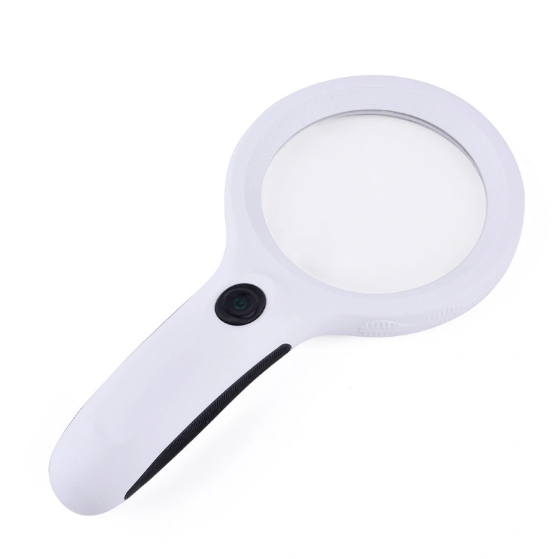 Illuminated Handheld Magnifying Glasses with LED UV Light Magnifier for Reading