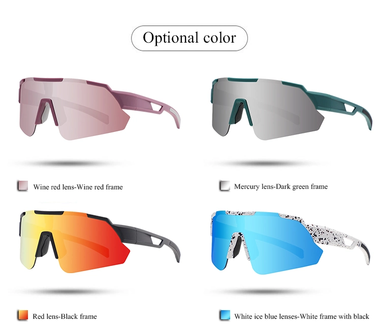 UV400 Cycling Glasses Windproof Driving Sport Sunglasses Custom Logo