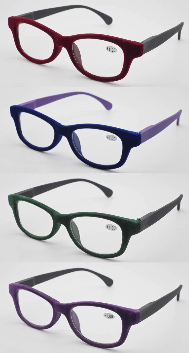 Fashion Colorful Plastic Frame Reading Glasses