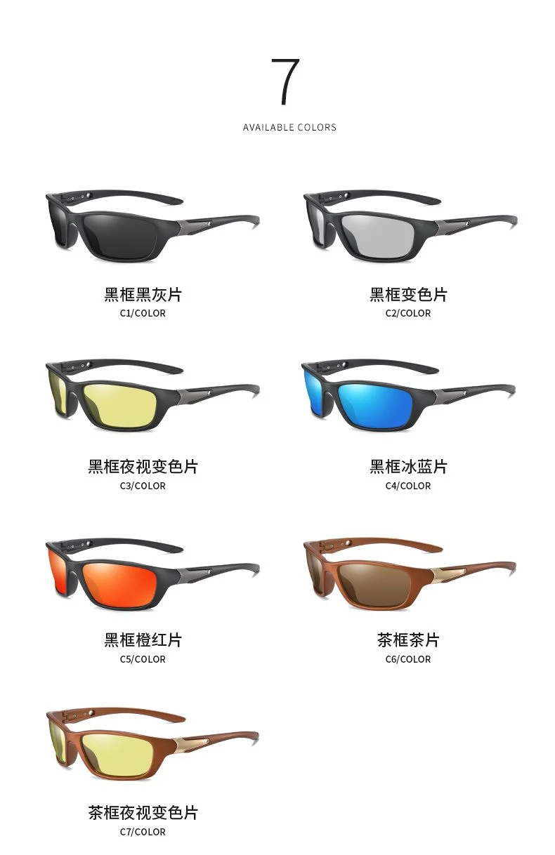 Custom Outdoor Cycling Fashion Polarized Brand Luxury Custom Logo Mens Sunglasses