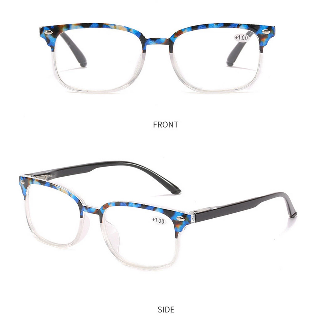 New Arrival OEM High Quality Full Rim PC Square Frame Reading Glasses