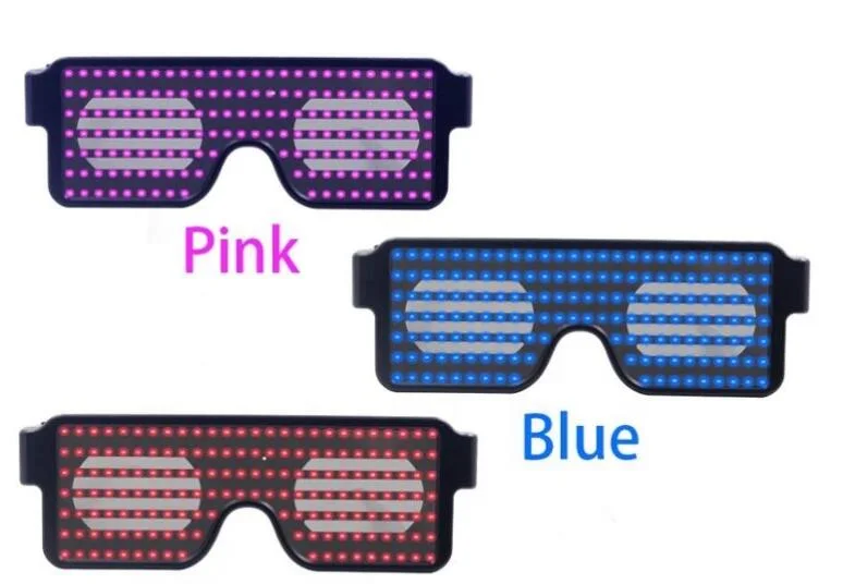 Innovation 2019 Nightclub Party LED Glasses with USB Charging LED Eyeglass Light