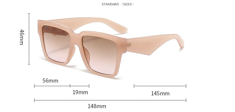 Sunglasses Women UV Protective Square Sunglasses Travel Without Makeup Photo Sunscreen Decorative Mirror