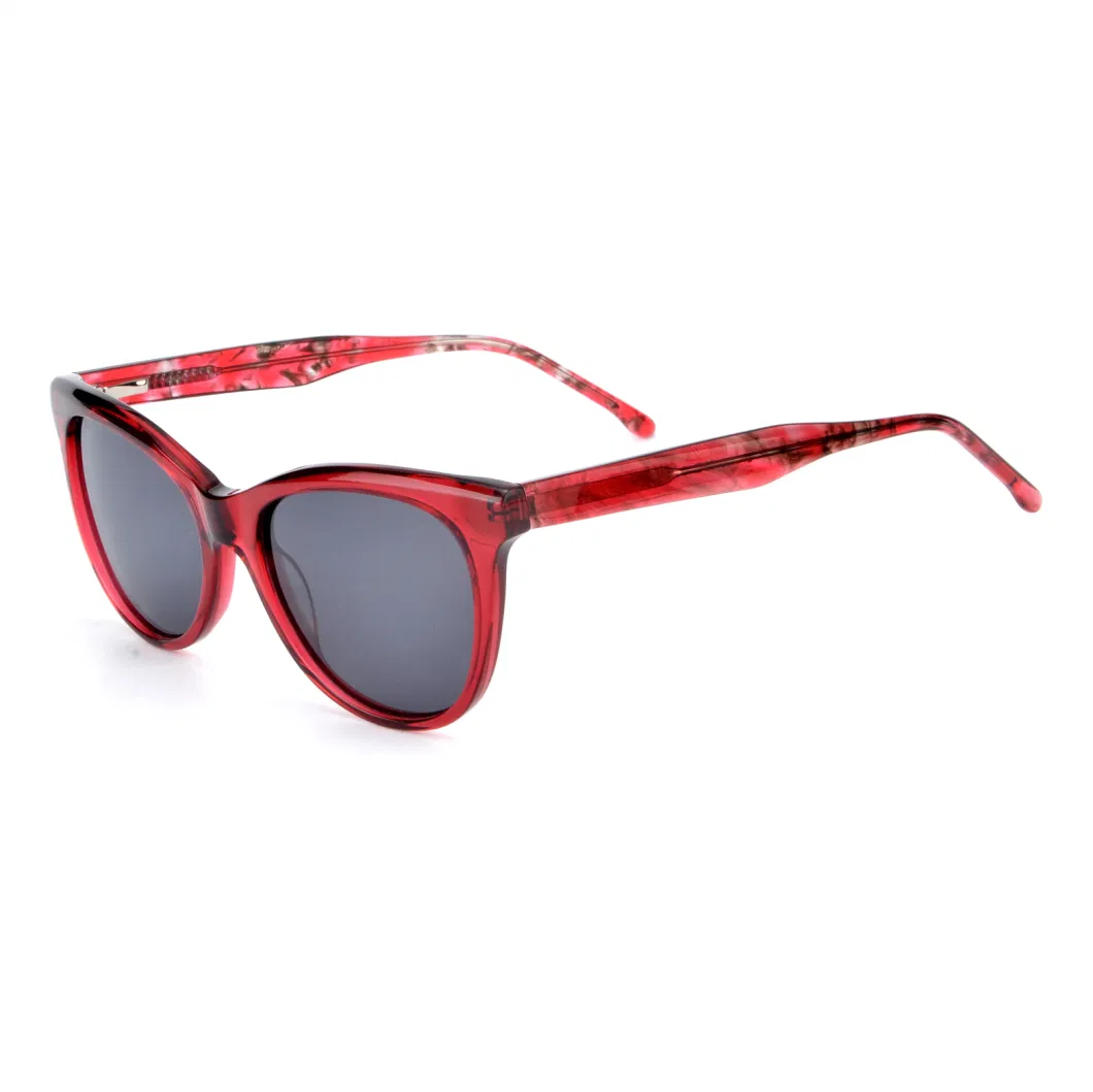 Best Seller Cat-Eye Shape High Quality Acetate Shades Fashion Women Sunglasses