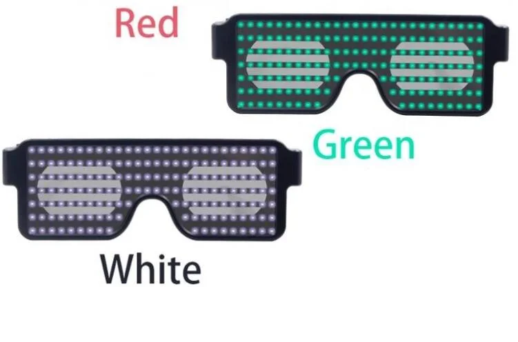 Innovation 2019 Nightclub Party LED Glasses with USB Charging LED Eyeglass Light