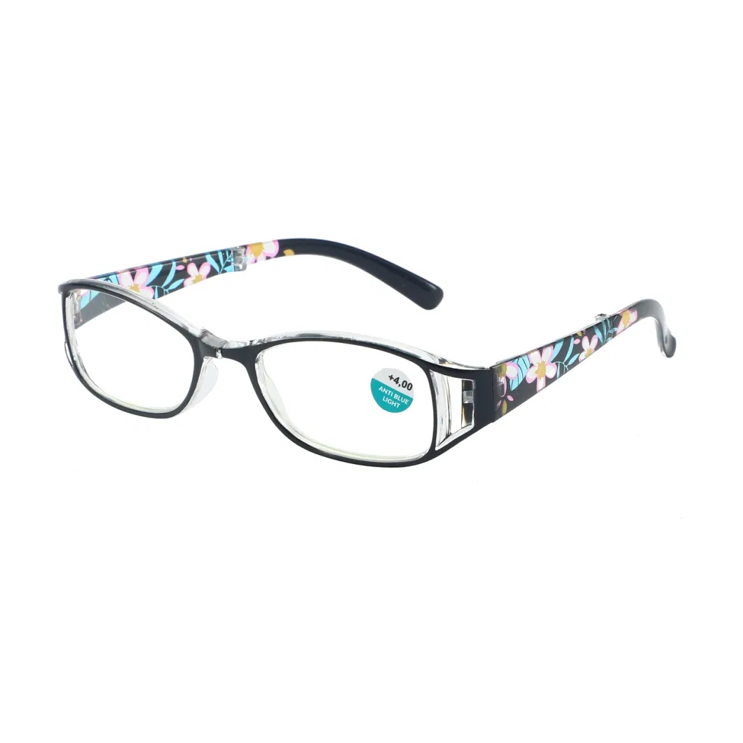 New Affordable Factory PC Wholesale Fashion Unisex Printed Foldable Oval Frame Reading Glasses