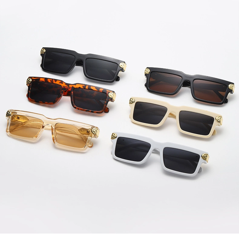 Fashionable Retro Modern Imitation Diamond Trend Men Women UV400 Sunglasses