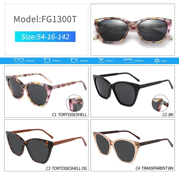 2023 New Fashion Brand Designer Sun Glasses Women Men Retro Vintage UV400 Shades Square Acetate Sunglasses