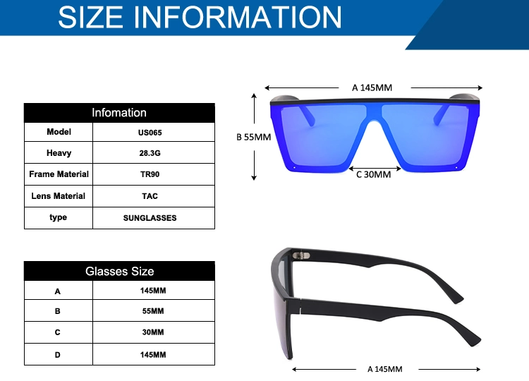Wholesale Oversize Fashionable Unisex UV400 Outdoor Driving Fishing Sunglasses