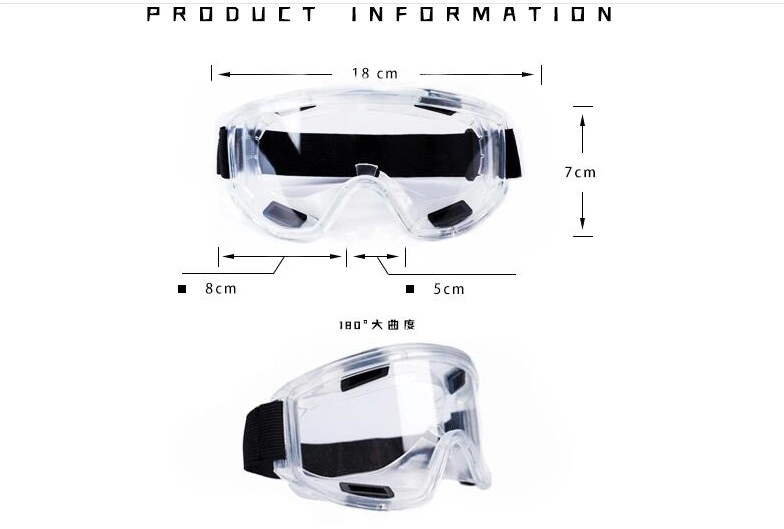 Wholesale Safety Glasses Adjustable Anti Splash &amp; Anti Fog Safety Goggles Protective Glasses