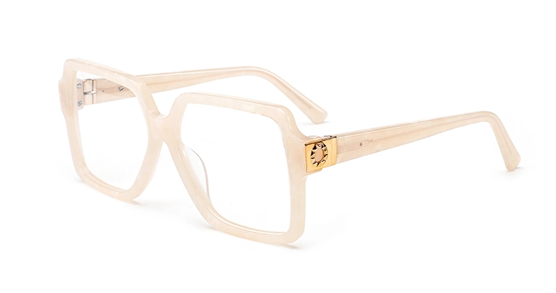 Fashion Oversize Acetate Factory Popular for Women Modern Design Optical Frame