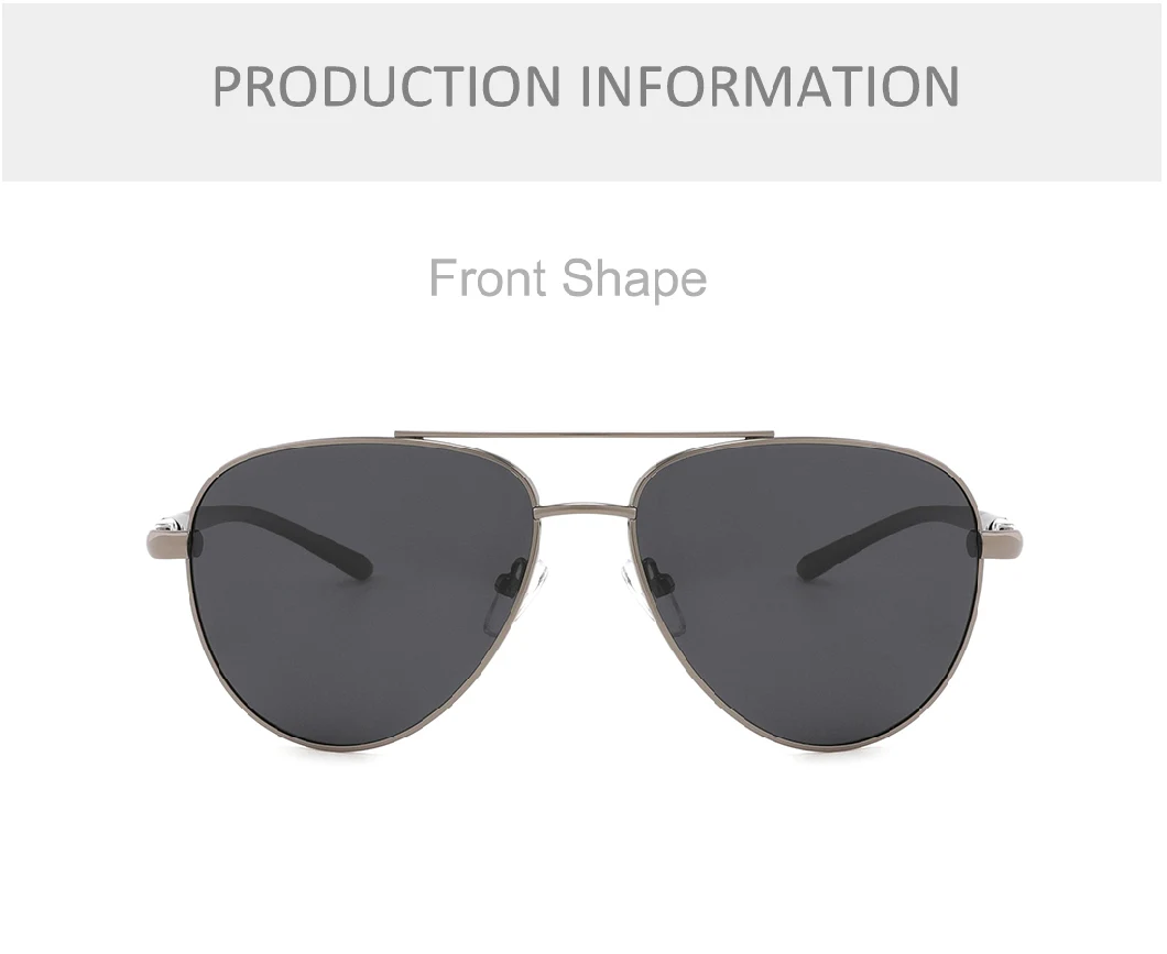 Manufacturing Aviation Retro Personalized Polarized Tac Metal Shades Sunglasses